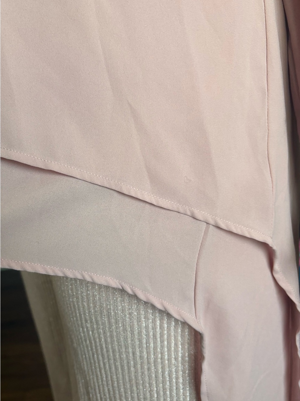 Oh Dusty Rose High-Low Ruffle Sleeve Tunic - Picture 9 of 14